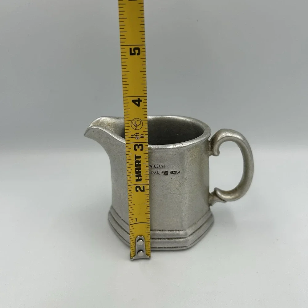 Wilton Columbia Vintage Pewter Creamer And‎ Sugar Bowl